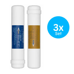 3x Osmose Ersatzfilter Vorfilter für Pi Power Compact 300 Osmoseanlage als Vorteilsset - präsentiert als Freisteller