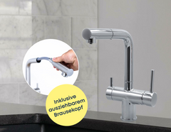 Evodrop EW416 - Vierwegehahn chrom