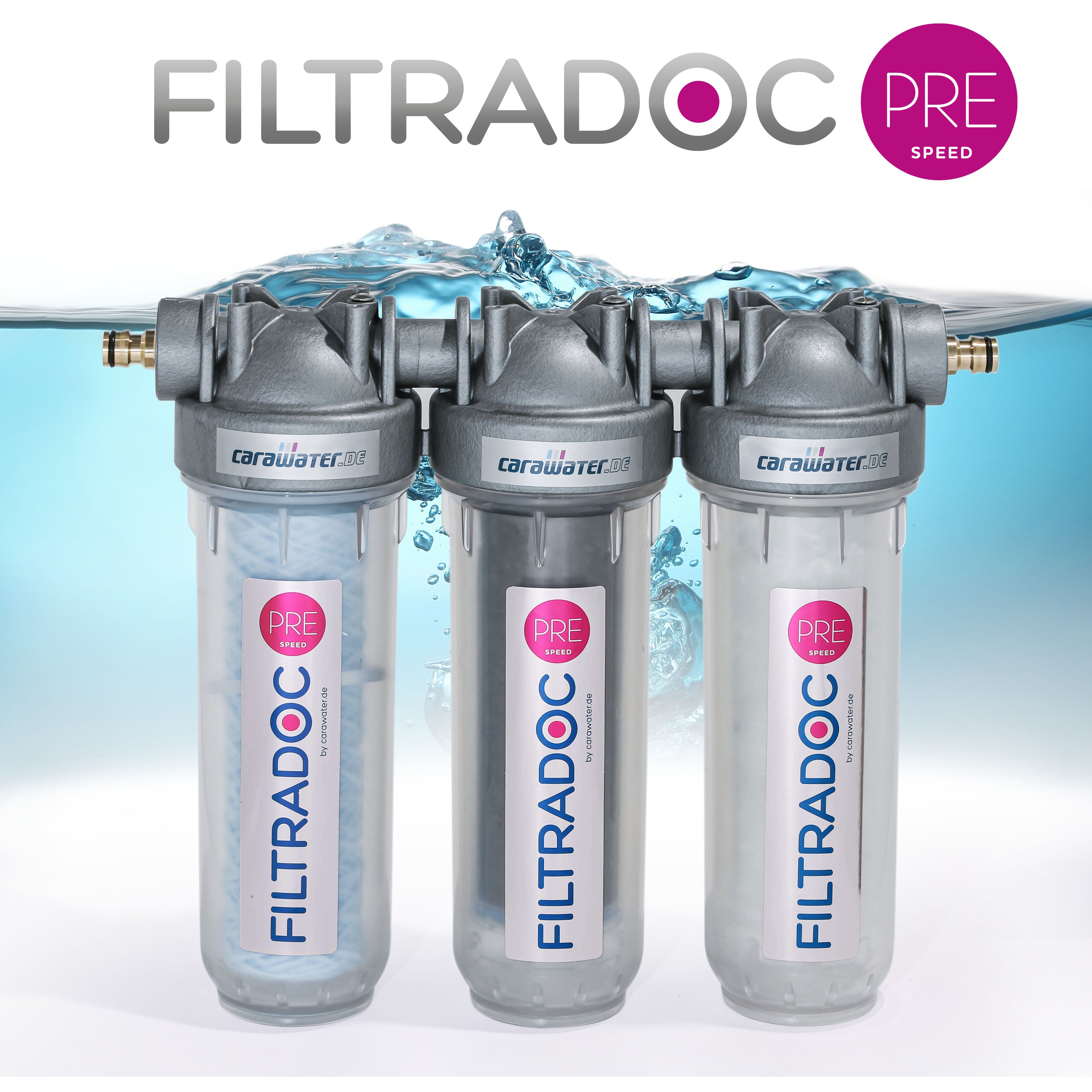 Filtradoc – Pre Speed Trio V2 – Sediment, Aktivkohle und Ultrafiltration - Mein-Wasserfilter.com