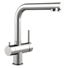 Dreiwegehahn, VizioTechnik, Niederdruckamatur, Edelstahl