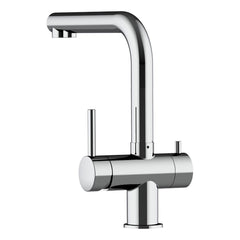 Dreiwegehahn, VizioTechnik, Niederdruckamatur, Edelstahl