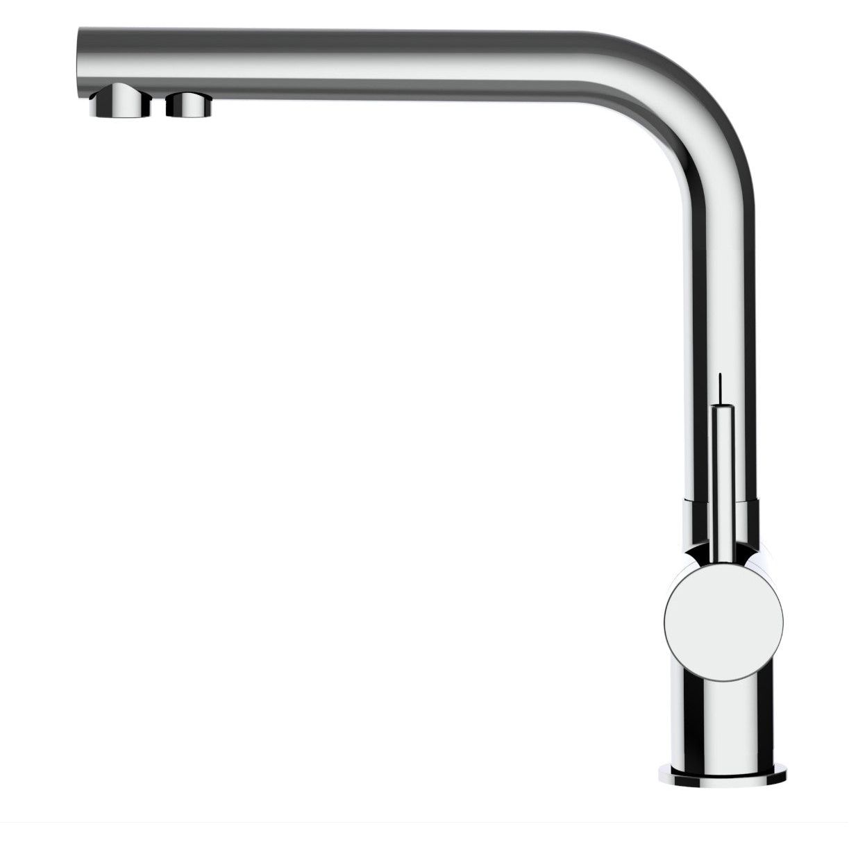 Dreiwegehahn, VizioTechnik, Niederdruckamatur, Edelstahl