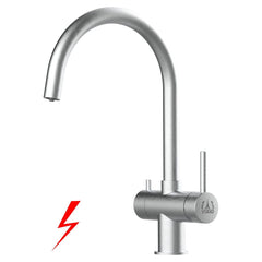 Dreiwegehahn, VizioTechnik, Niederdruckamatur, Edelstahl