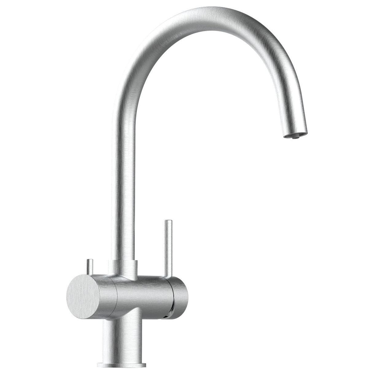 Dreiwegehahn, VizioTechnik, Niederdruckamatur, Edelstahl