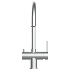 Dreiwegehahn, VizioTechnik, Niederdruckamatur, Edelstahl