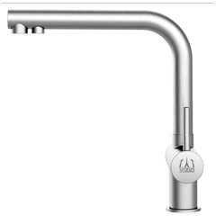 Dreiwegehahn, VizioTechnik, Niederdruckamatur, Edelstahl