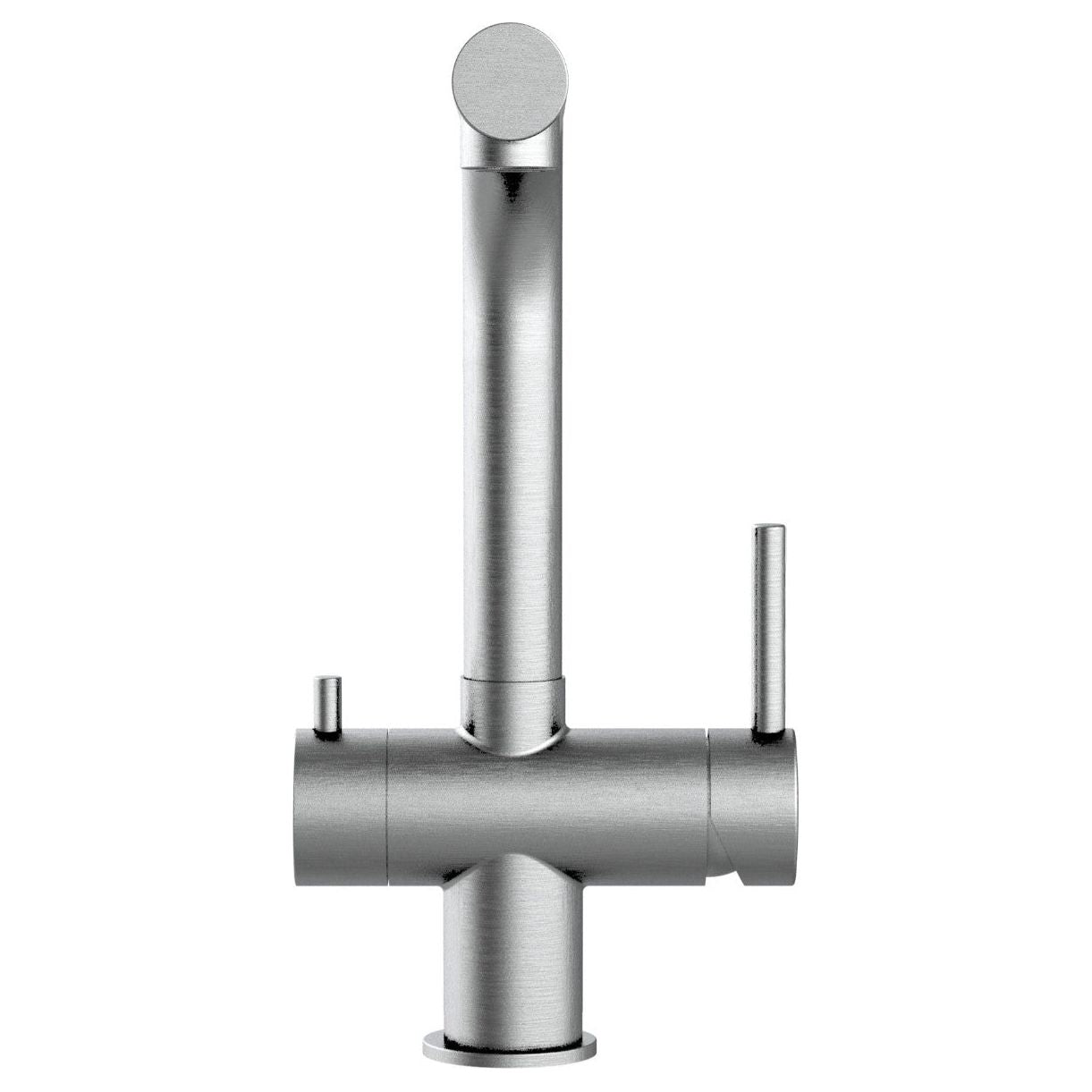 Dreiwegehahn, VizioTechnik, Niederdruckamatur, Edelstahl