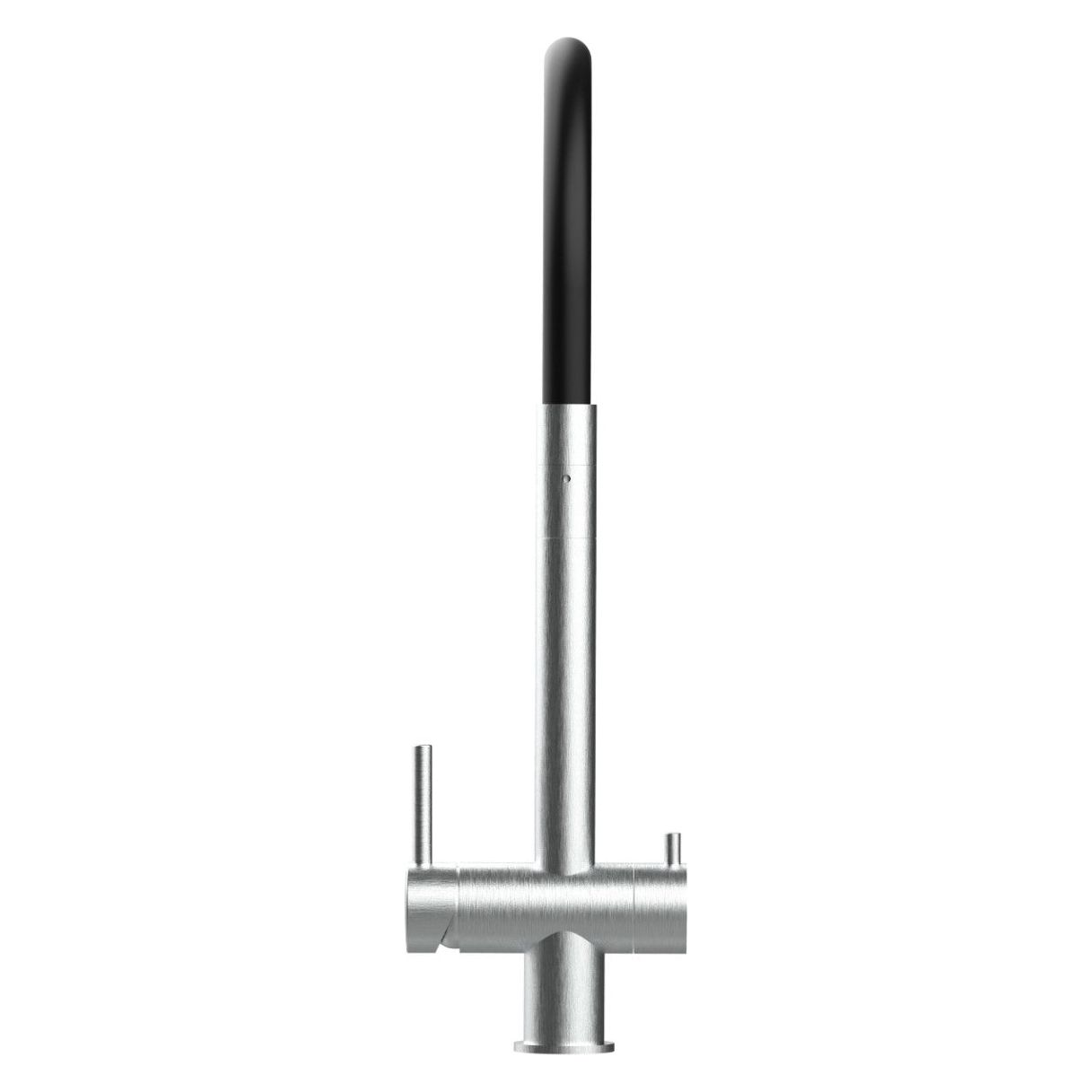 Dreiwegehahn, VizioTechnik, Niederdruckamatur, Edelstahl