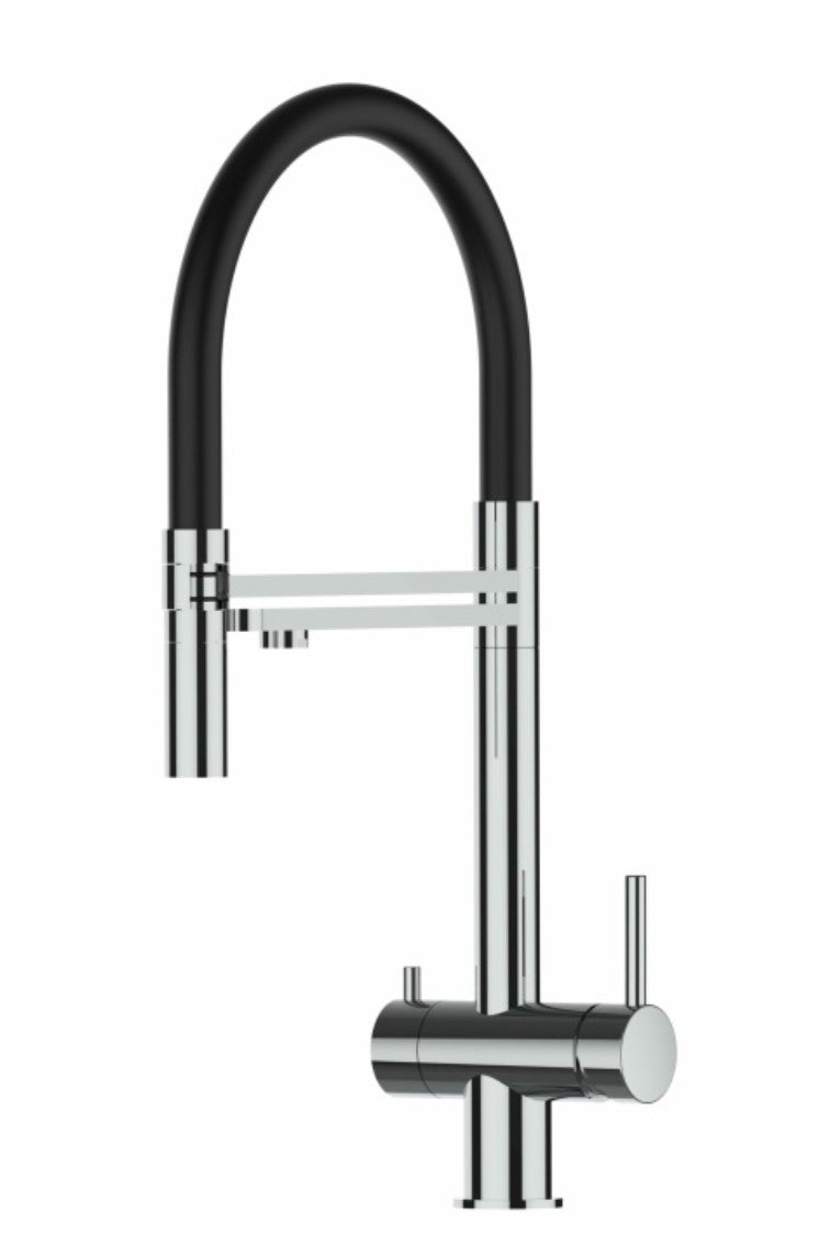 Dreiwegehahn, VizioTechnik, Edelstahl