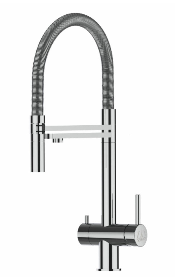 Dreiwegehahn, VizioTechnik, Edelstahl