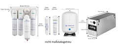 Wasserfiltersystem Futura mit HPG für Wasserstoffwasser - Mein-Wasserfilter.com