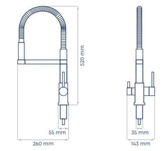 Evodrop EW314 - Dreiwegehahn - Mein-Wasserfilter.com