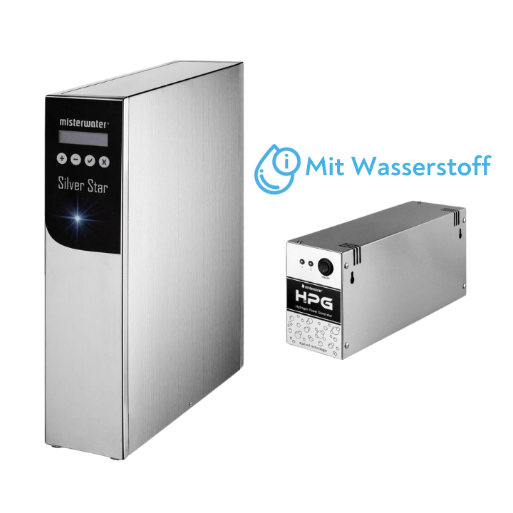 Wasserfiltersystem Silver Star mit HPG für Wasserstoffwasser - Mein-Wasserfilter.com