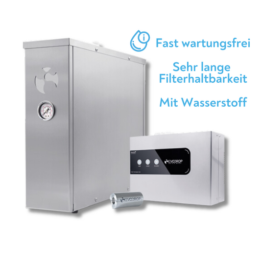 Evodrop Evofilter premium - Osmosefilter aus der Schweiz inklusive Wasserstoff - Mein-Wasserfilter.com