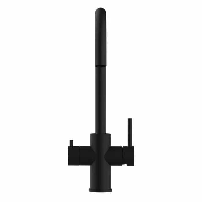 VizioTechnik 5-Wege-Wasserhahn Küchenarmatur PVD Schwarz Matt - Mein-Wasserfilter.com