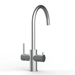 Viziotechnik 5-Wege-Wasserhahn – U-Auslauf – Edelstahl gebürstet – VZFX511380