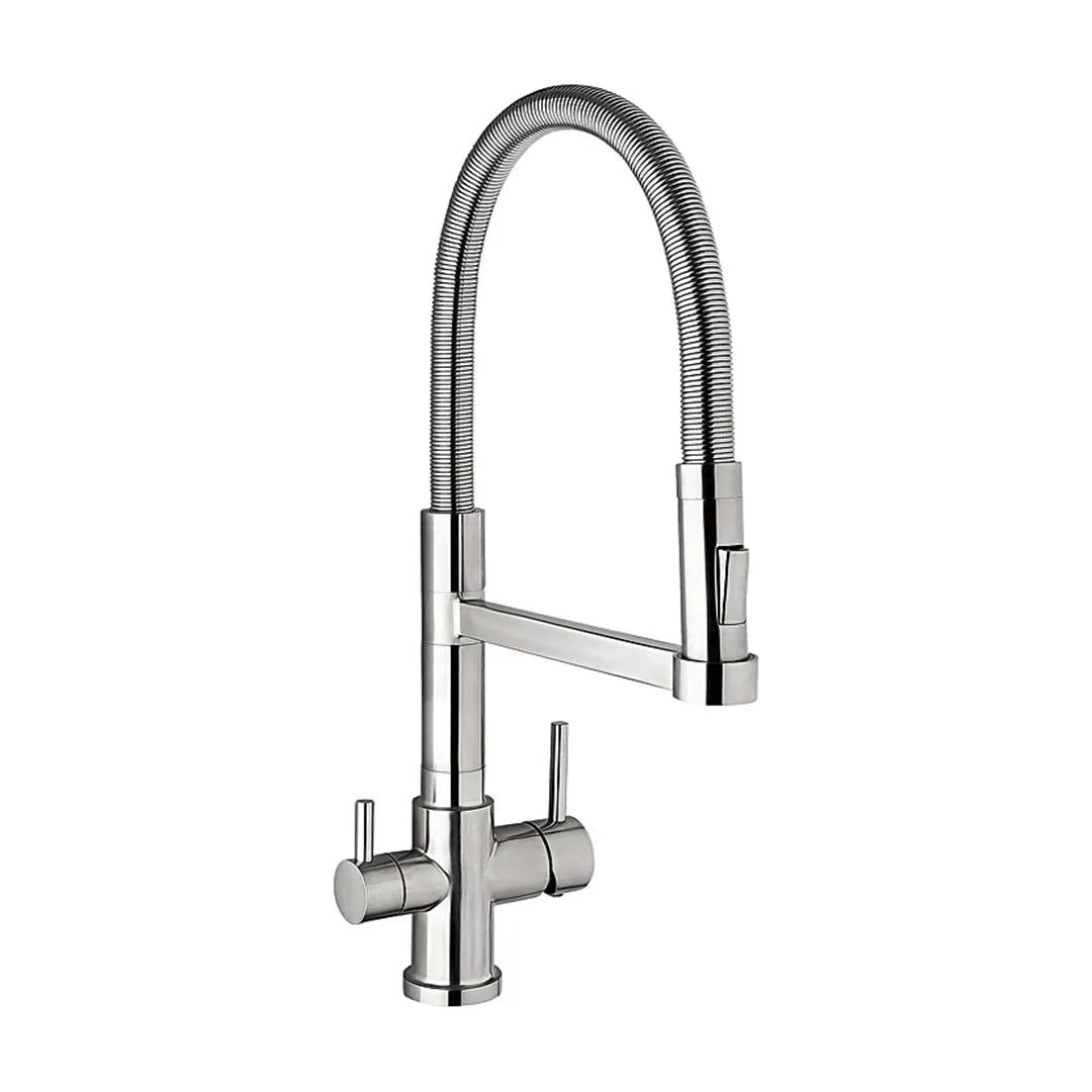 Der ALTEA Dreiwegehahn aus Edelstahl für Osmoseanlage und Wasserfilter von misterwater: Als Freisteller