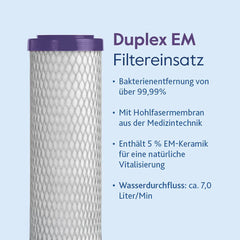 Alvito ABF Duplex EM Hochleistungs-Blockfilter – Filtereinsatz