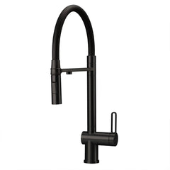 Alvito 3-Wege-Wasserhahn Primo mit Brause - Edelstahl black
