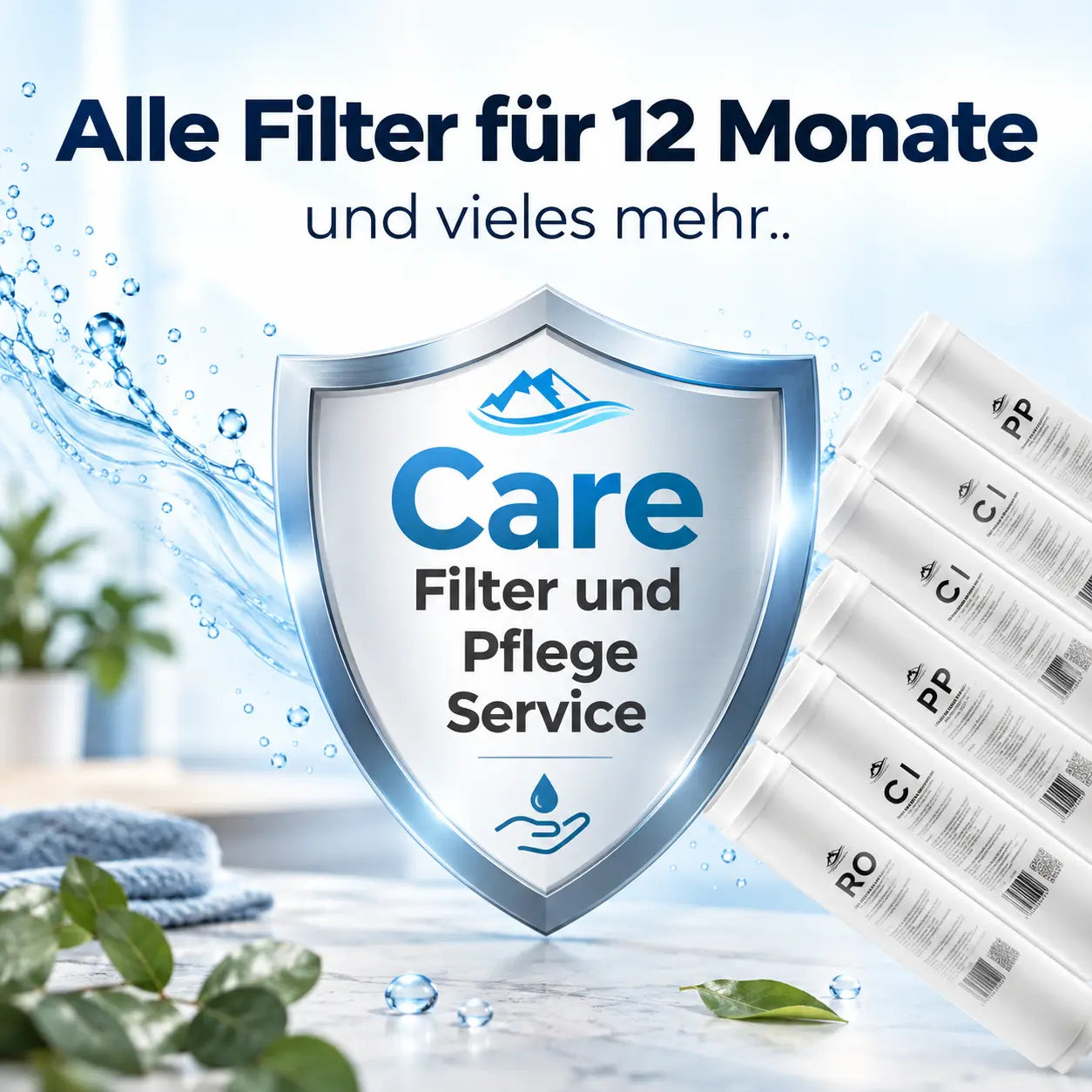 Das Arktisquelle Care Ersatzfilter-Set für 12 Monate