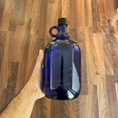 Blauglasflasche – 2 Liter