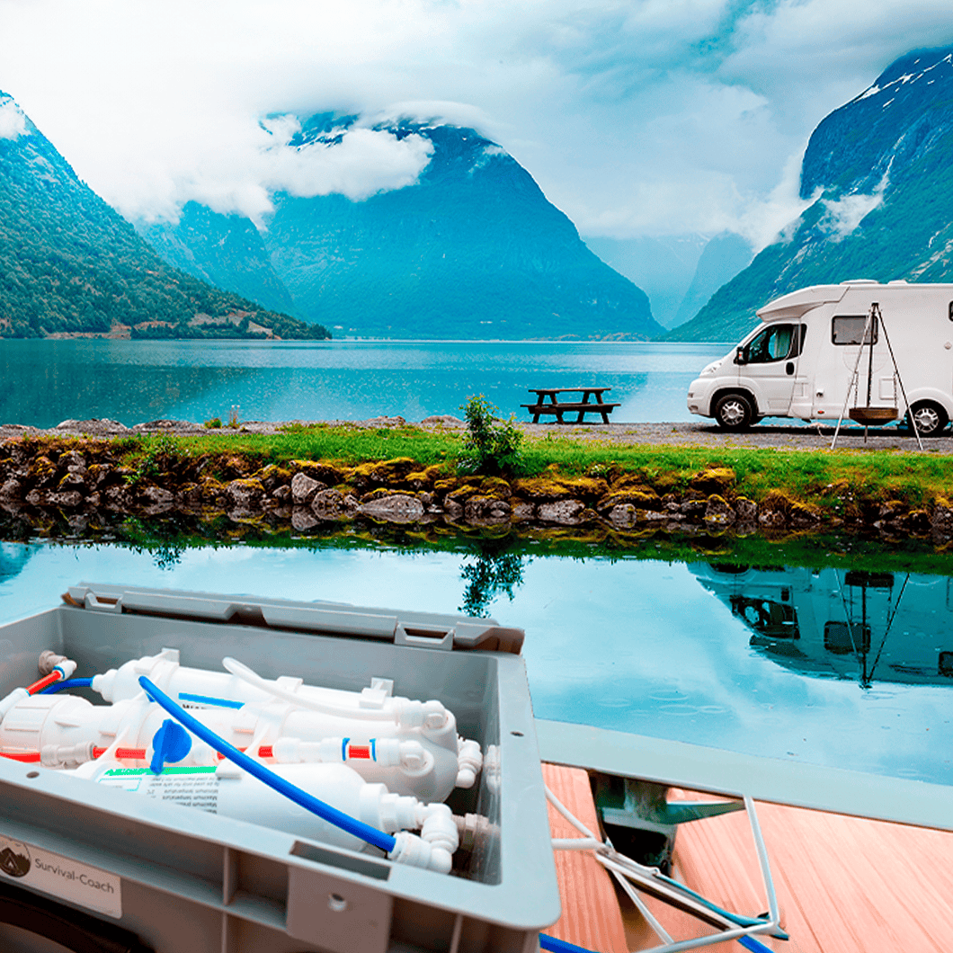 Pumpenkoffer Teileset für die Survival-Coach Wasseranlage - Mein-Wasserfilter.com