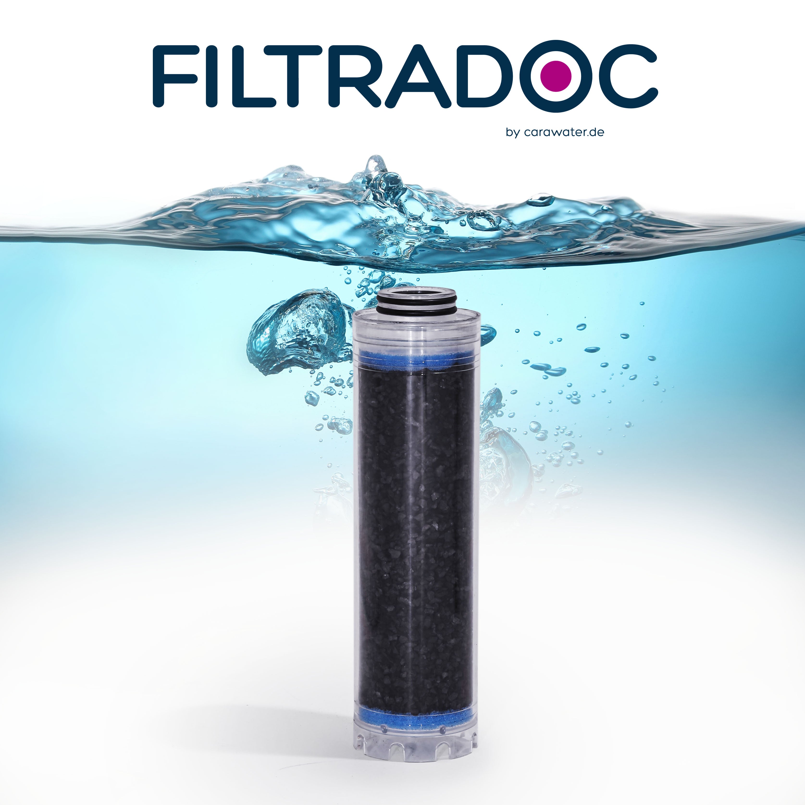 Carawater Wohnmobil Aktivkohlefilter (Carbon-Granulat) für FILTRADOC Pre Speed 10" als Freisteller