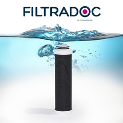Carawater Wohnmobil Aktivkohle- und Sediment-Filtereinsatz für FILTRADOC Pre Speed 10 als Freisteller
