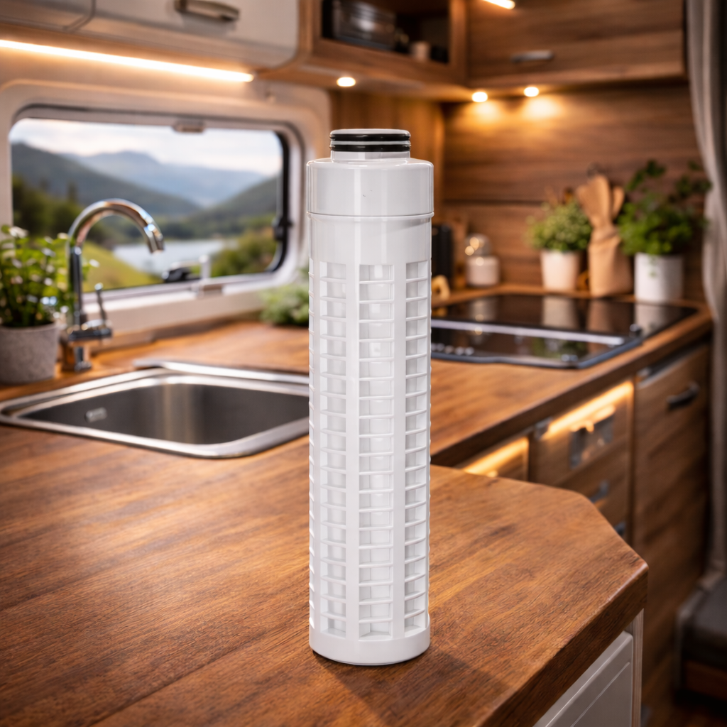 Carawater Keimfilter-Einsatz für FILTRADOC Pre Speed 10 in Wohnmobil Küche