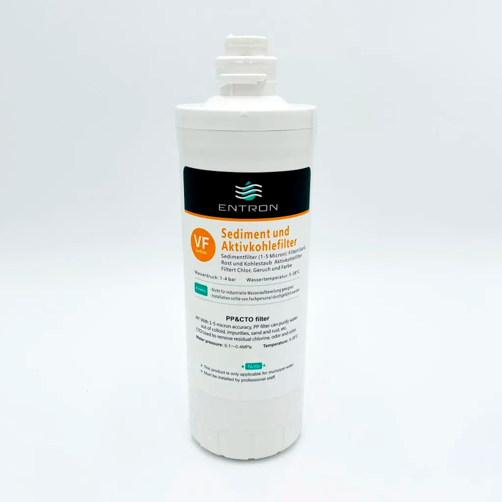 Der Ersatzfilter Sediment- und Aktivkohlefilter für die Entron F-Serie- als Freisteller