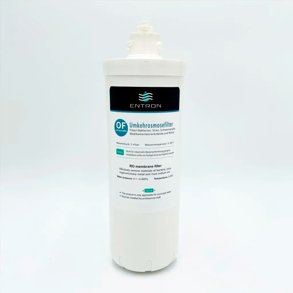Der Ersatzfilter RO Membran Umkehrosmosefilter für die Entron F-Serie: Als Freisteller