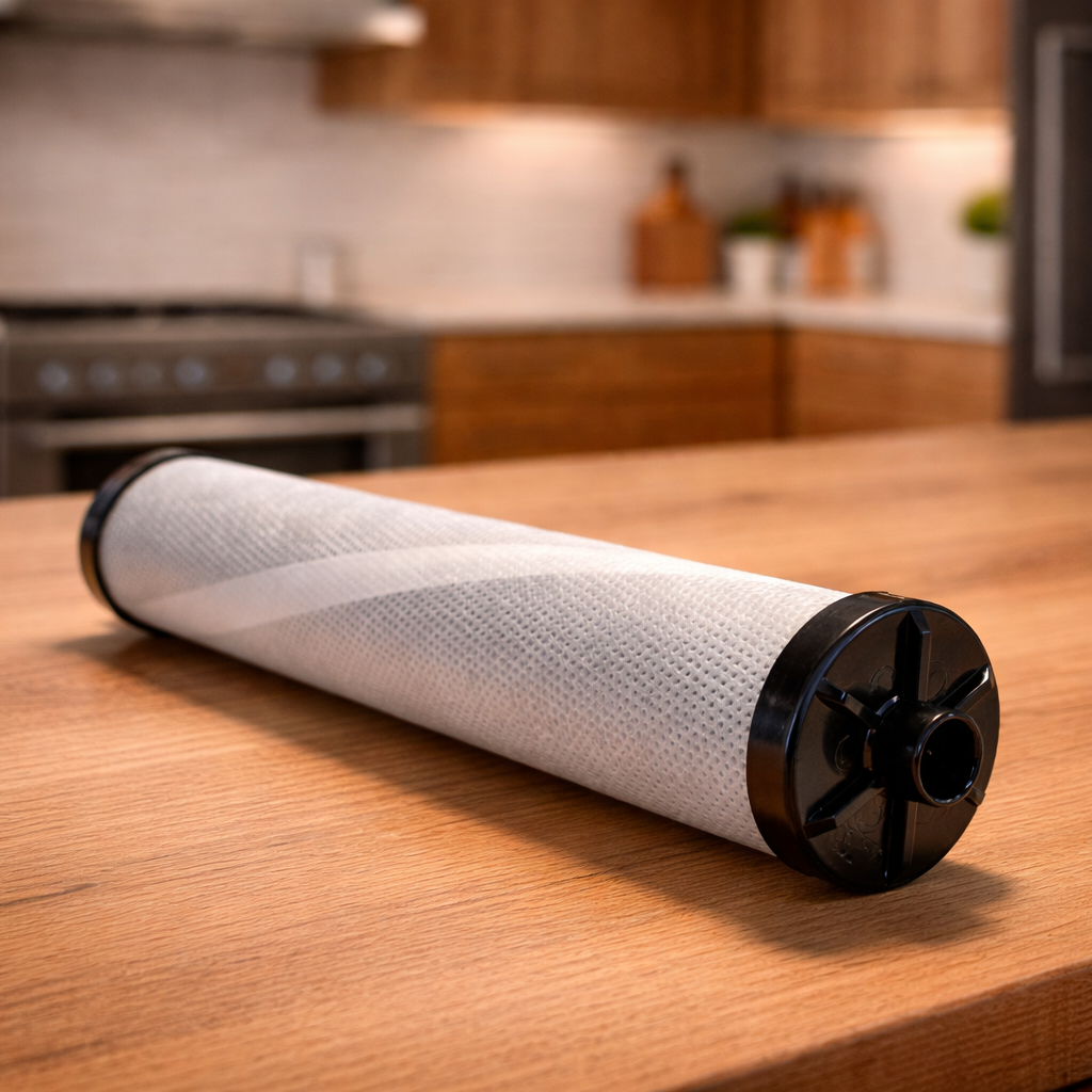 Anti-Glyphosatfilter für die Pi Power Compact 300 und 450 in einer Küche liegend