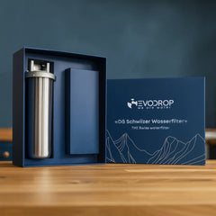 Evodrop EVOdrink - Premium Aktivkohlefilter für sauberes Wasser