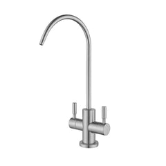 Der EW 211 2 Wege Wasserhahn aus Edelstahl von Evodrop: Als Freisteller