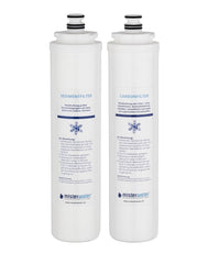 Misterwater Ersatzfilter: Sedimentfilter und Aktivkkohlefilter für Blanca Pro - als Freisteller