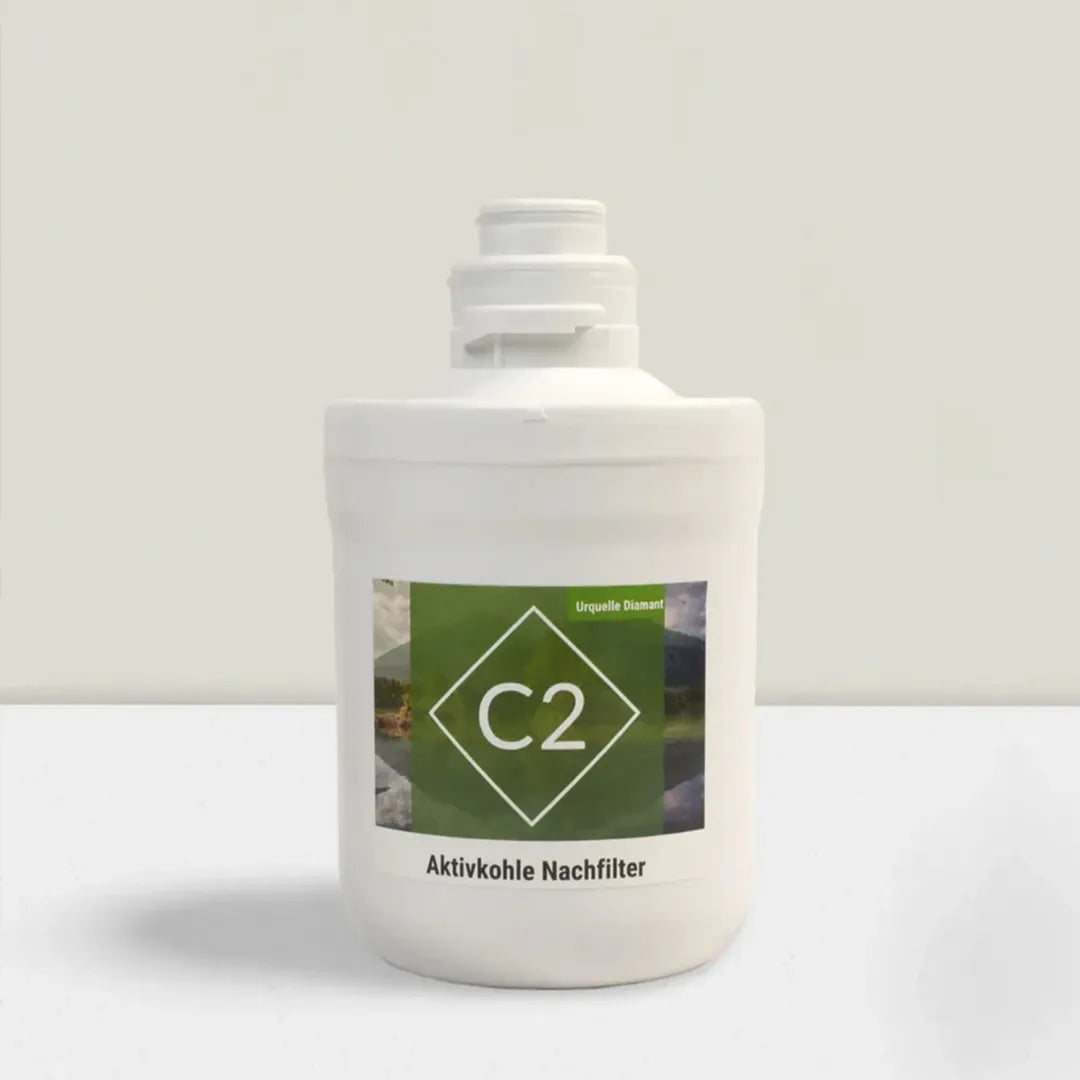Urquelle Ersatzfilter Osmoseanlage - C2 Aktivkohlefilter für Urquelle Diamant 1 - als Freisteller