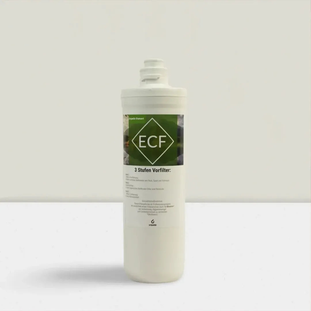 Urquelle Ersatzfilter Osmoseanlage - ECF Filter für Urquelle Diamant 1 - als Freisteller