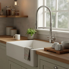 Der Vierwegehahn aus Edelstahl ODIN
von misterwater - für Osmoseanlagen und Wasserfilter: Inszeniert in einer Küche