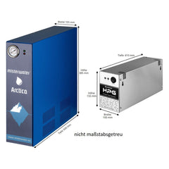 MisterWater, Arctica mit HPG, Wasserfilter Küche, Maße