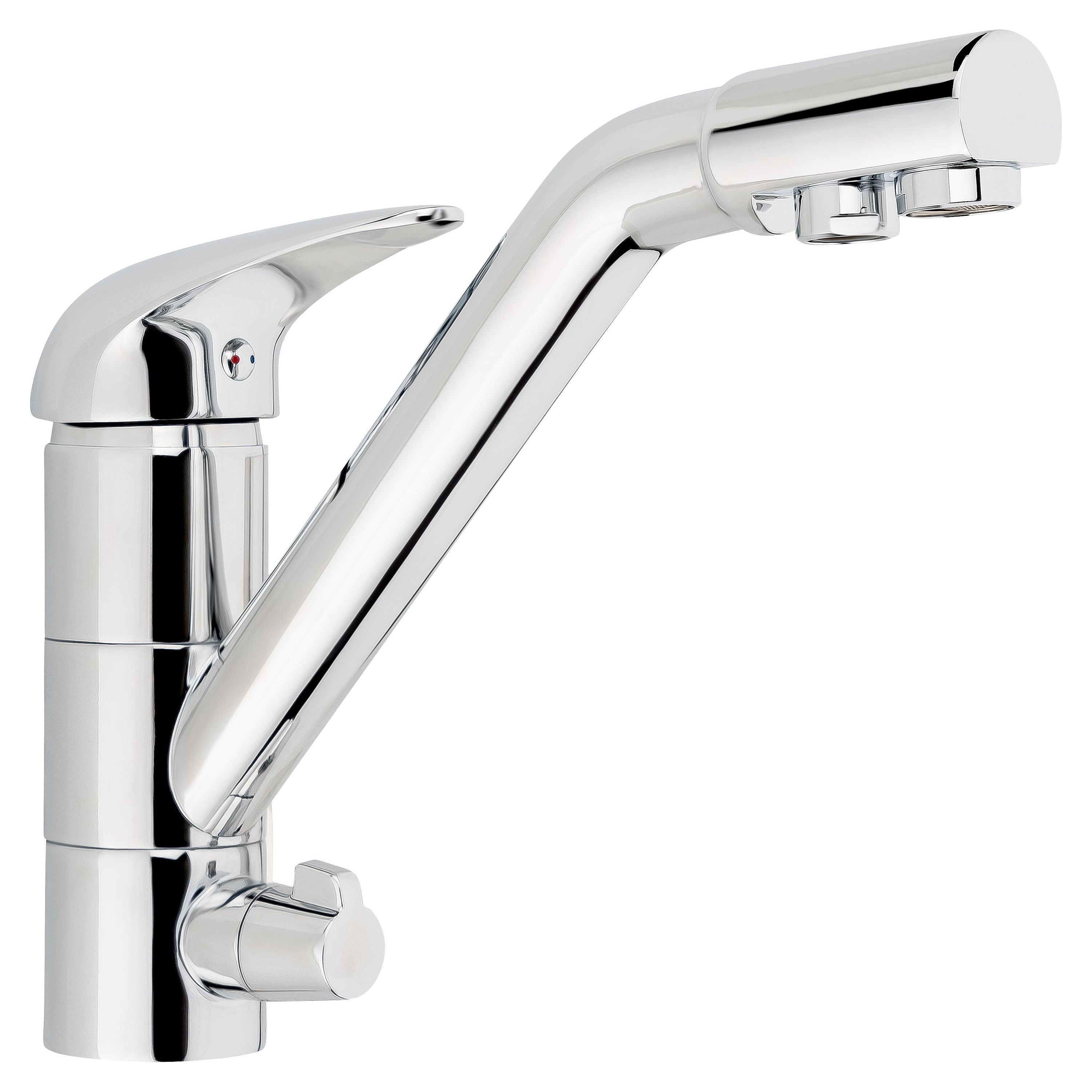 Dreiwegehahn, Misterwater, Cosmo, verchromt