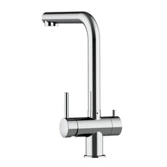 Alvito 3 Wege Wasserhahn Atessa lange Variante - als Freisteller von hinten