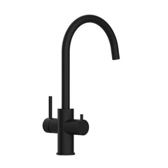 Viziotechnik 5-Wege-Wasserhahn schwarz – U Auslauf – Edelstahl matt – VZFX511322