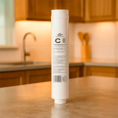 Der Arktisquelle Ersatzfilter Osmoseanlage CII-Geschmacksfilter (Ersatzfilter Stufe 4): Stehend in einer warmen Küche 