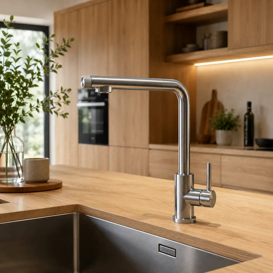 3 Wege Wasserhahn aus Edelstahl für Osmoseanlagen: In der Küche