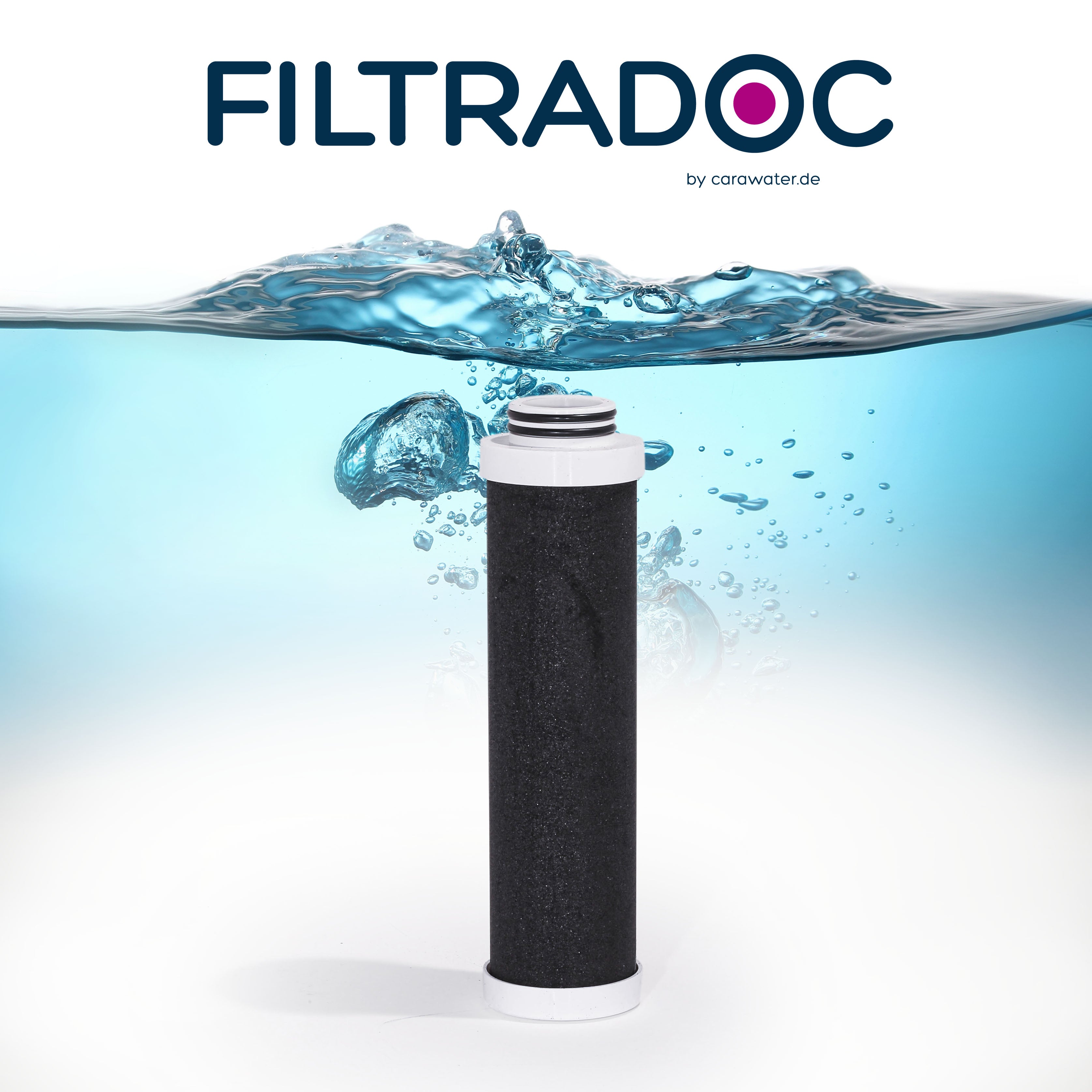 Carawater Wohnmobil Aktivkohle- und Sediment-Filtereinsatz für FILTRADOC Pre Speed 10 als Freisteller