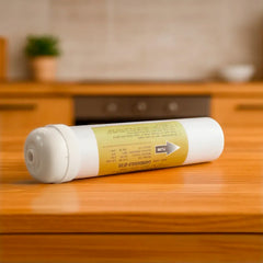 Ersatzfilter Vorfilter Pi Power Compact 450 Osmoseanlage - präsentiert auf Tischplatte