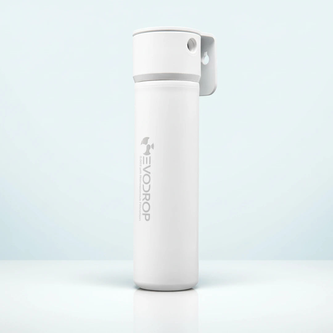 Evodrop Evodrink Quickchange Aktivkohlefilter in Weiß