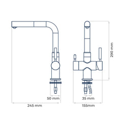 Evodrop EW316 - Dreiwegehahn