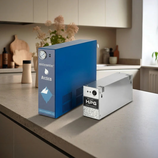 Arctica Untertisch smoseanlage mit Hydro Power Generator (Wasserstoffgenerator) von misterwater in der Küche