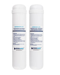 Misterwater Ersatzfilter - Sedimentfilter undAktivkohlefilter für die New Generation Osmoseanlage - als Freisteller